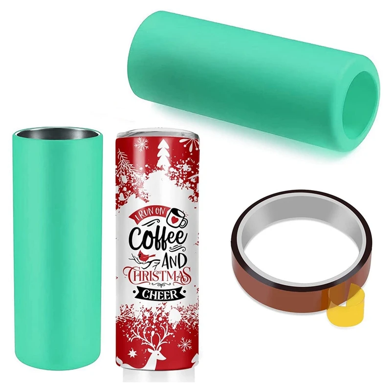 

Seamless Silicone Sleeve Suitable For Sublimation Of Tight-Fitting Straight Flat-Bottomed Cups,Bottomed Cup