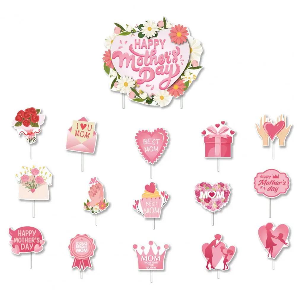 

Воздушный шар на день матери, 1 комплект, полезное изящное мастерство, изысканный День матери, яркий баннер, воздушный шар, украшение для торта, аксессуары