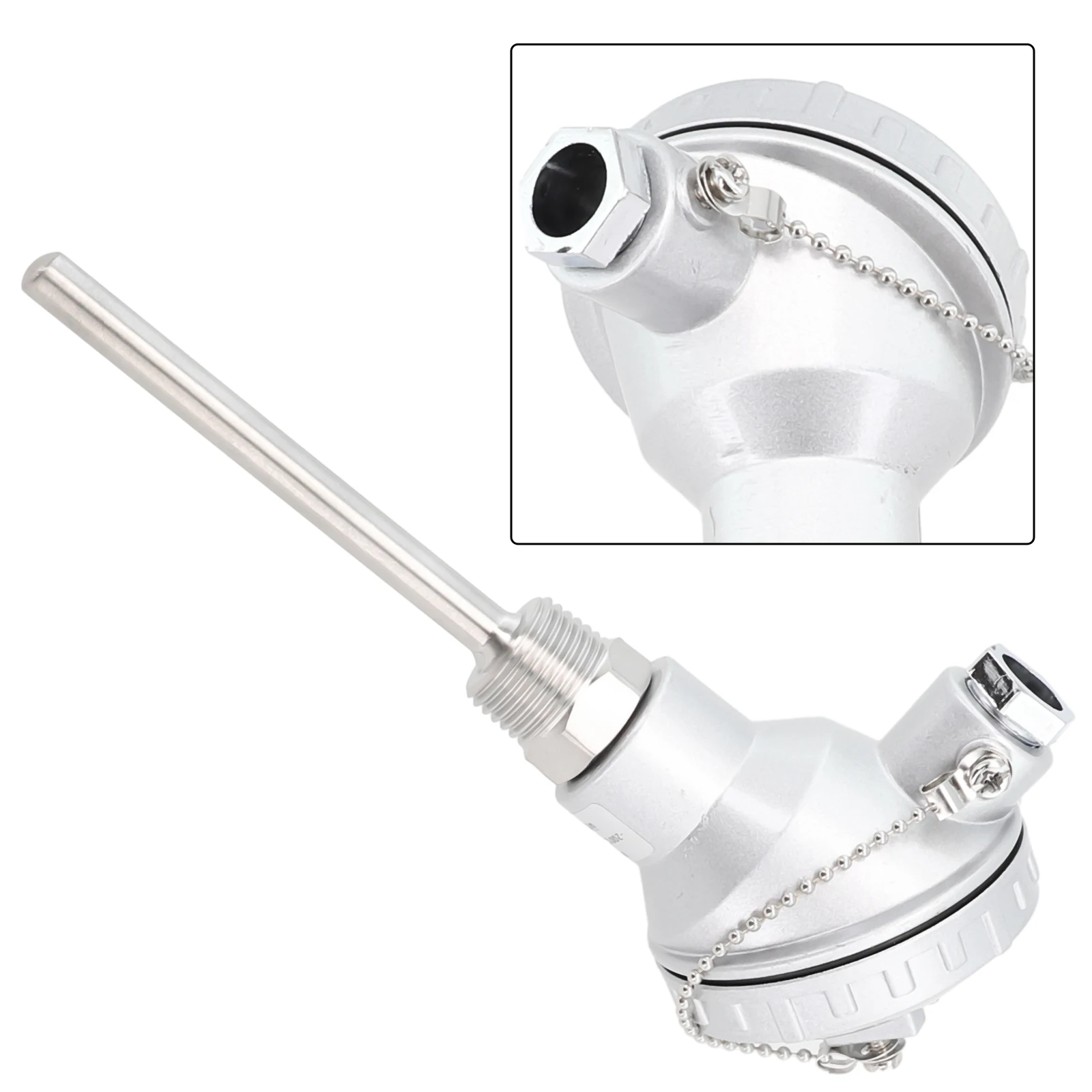 Зонд датчика температуры RTD PT100 резьба NPT 1/2 дюйма термопара клеммная головка