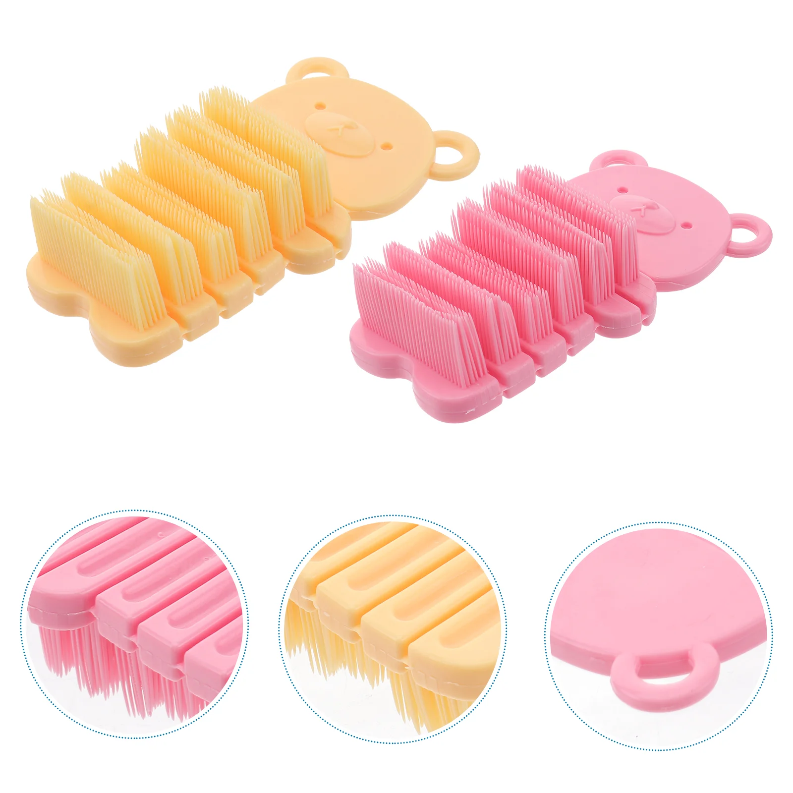 

Brush Nail Cleaning Nails Hand Scrubber Brushes Scrubbing Toes Finger Kids Fingernail Scrub Cleaner Baby Stiff Soft Fingernails