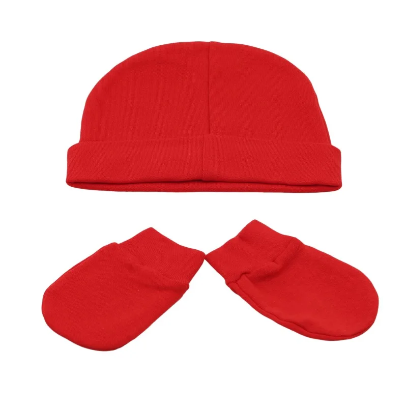 

Зимняя детская шапка и перчатки в комплекте, для мальчиков и девочек, теплый хлопковый детский аксессуар, фотореквизит для детей