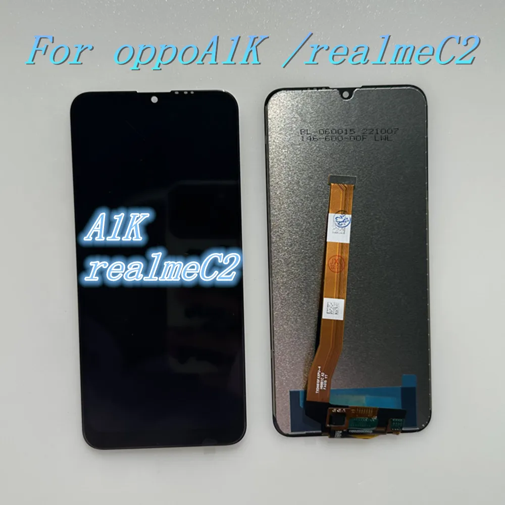 

For OPPO A1K LCD CPH1923 for Realme C2 Display RMX1941 RMX1945 LCD Display Touch Screen Digitizer Assembly A1K lcd