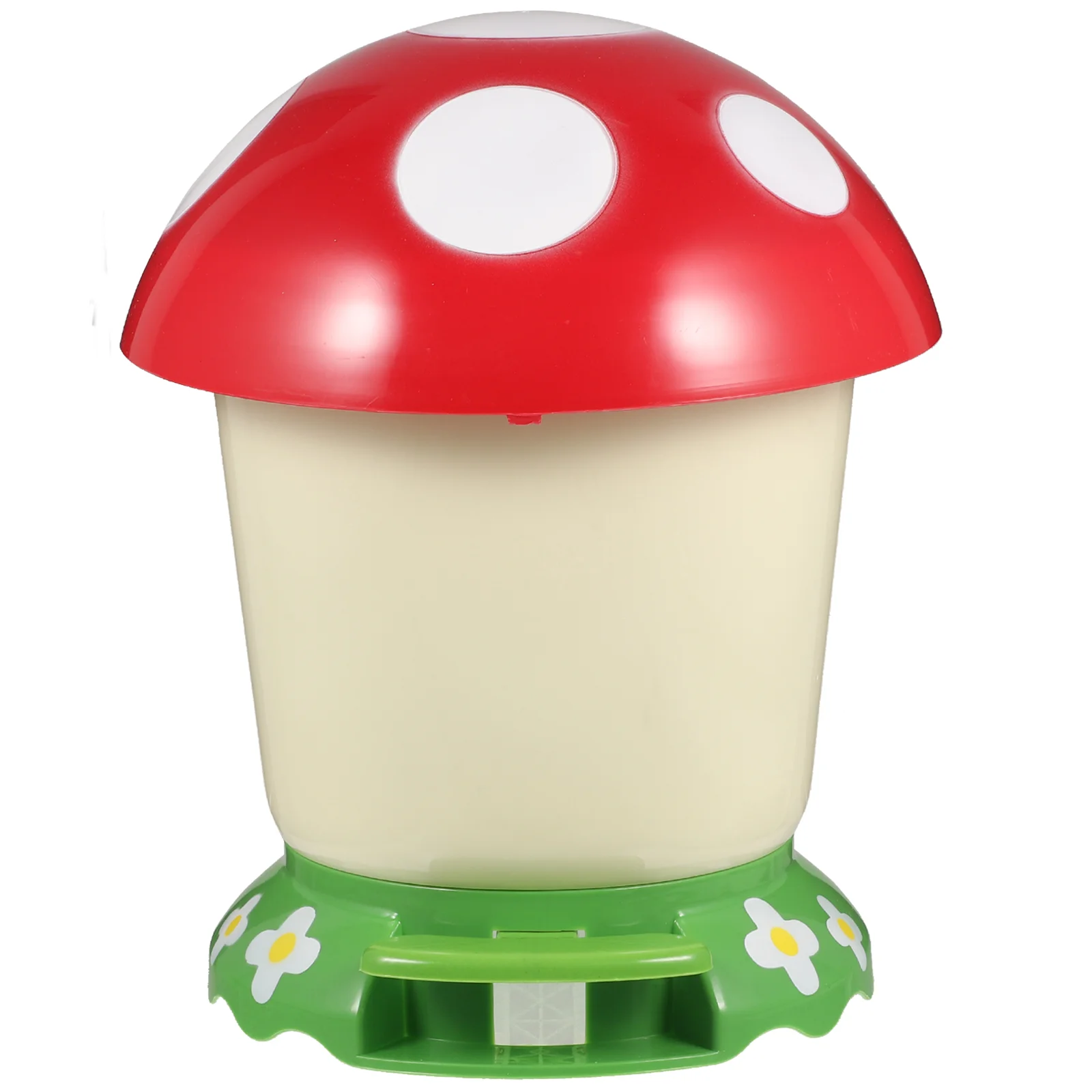 

Trash Can Bin Waste Garbage Basket Rubbish Cute Organization Mini Haves Must Household Bins Mushroom Wastebasket Office Desktop