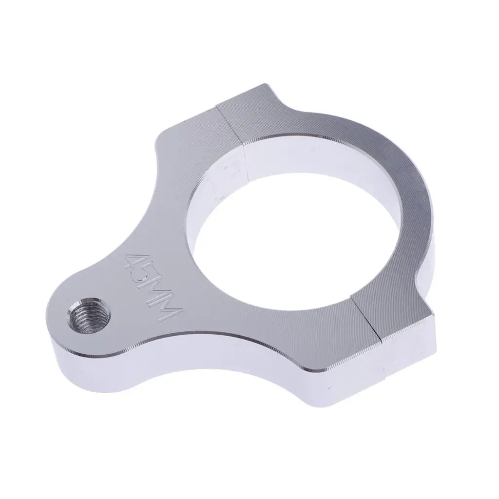 

2x CNC Machined Aluminum 32-53mm Steering Damper Stabilizer Clamp Mounting