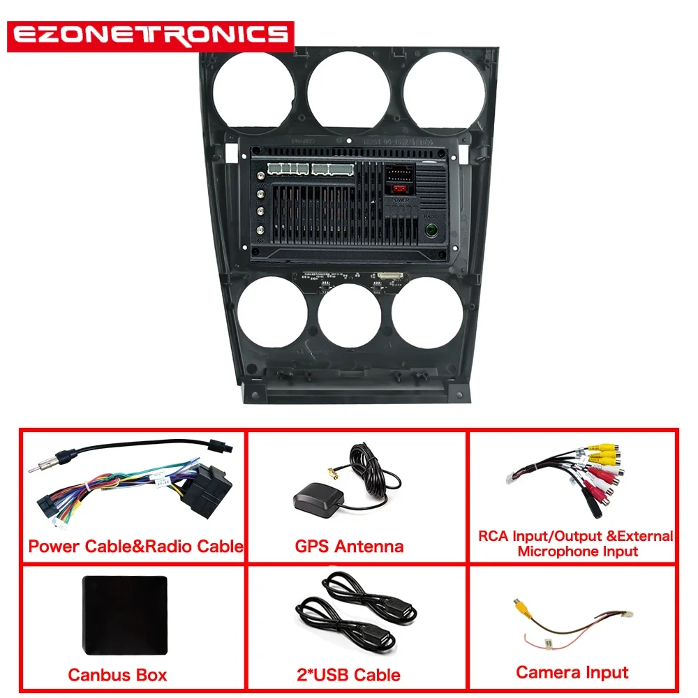 Автомобильный радиоприемник 9 дюймов на Android 11 для MAZDA 6 Atenza 2004 - 2014 емкостный