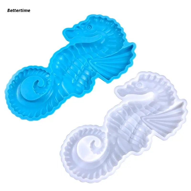

B36D Stereo Wall Hanging Silicone Mould Valentine's Seahorse Decor Mold DIY Pendant