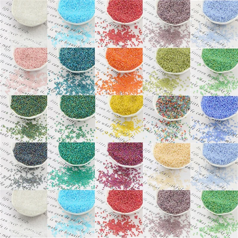 

1000pcs/2mm Frosted Rice Beads Colorful Loose Beads Handmade Diy Beads for Jewelry Making Homemade Bracelet Jewelry