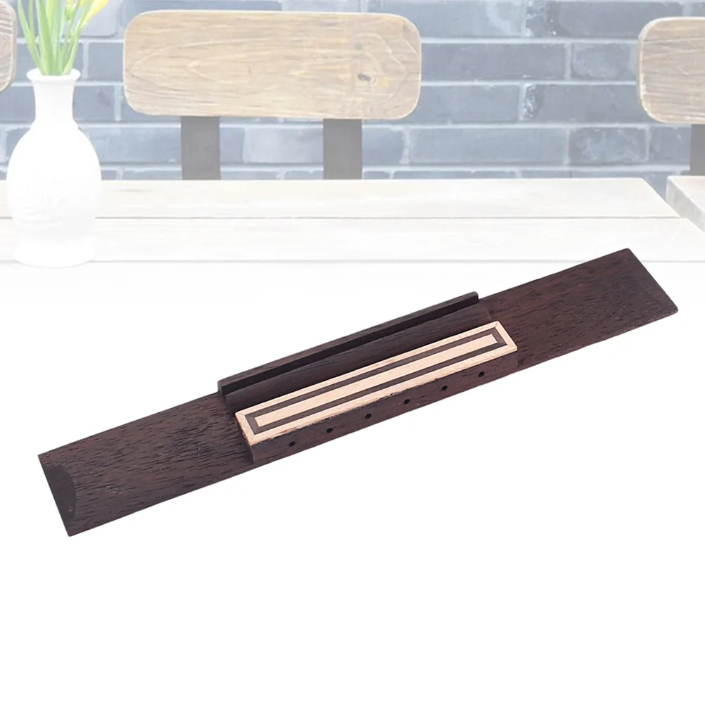 

New String Acoustic Guitar Inlay Maple Rosewood Replacement Parts Rosewood Wood Classical Guitar Bridge