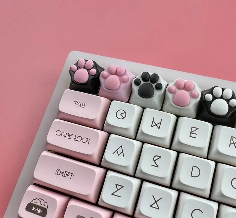 

Коготь кошки Keycap милый каваи Изготовленный На Заказ Металл милый чистый ручной персонализированные не смолы капает для Mx механическая клавиатура Keycap