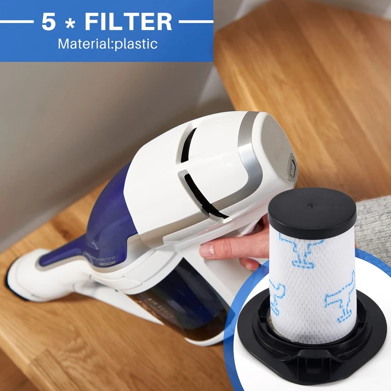 5 шт. фильтры для пылесоса Rowenta Air Force 460 все в одном Rh92xx и Flex 560 Rh94xx детали ZR 009002