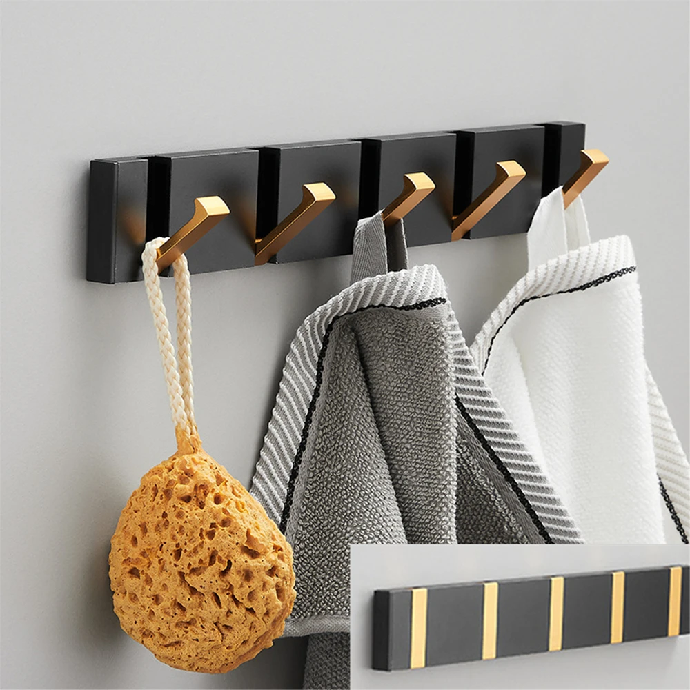 

Clothes Hanger Hook Folding Towel Hook Bathroom Coat Hook Key Hanging Hook Decor Wall Hook Kitchen Storage Hooks Bedroom Hook