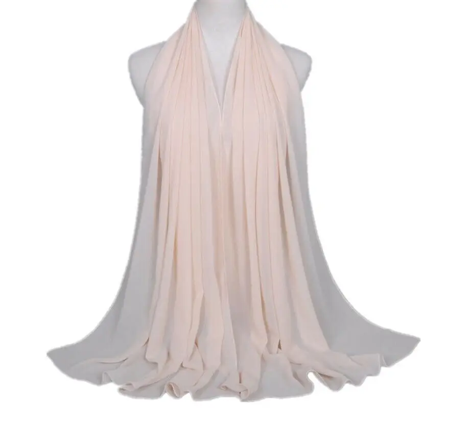 Women's Muslim Islamic Long Hijab Scarf Shawls Head Wrap Chiffon Ladies Scarves
