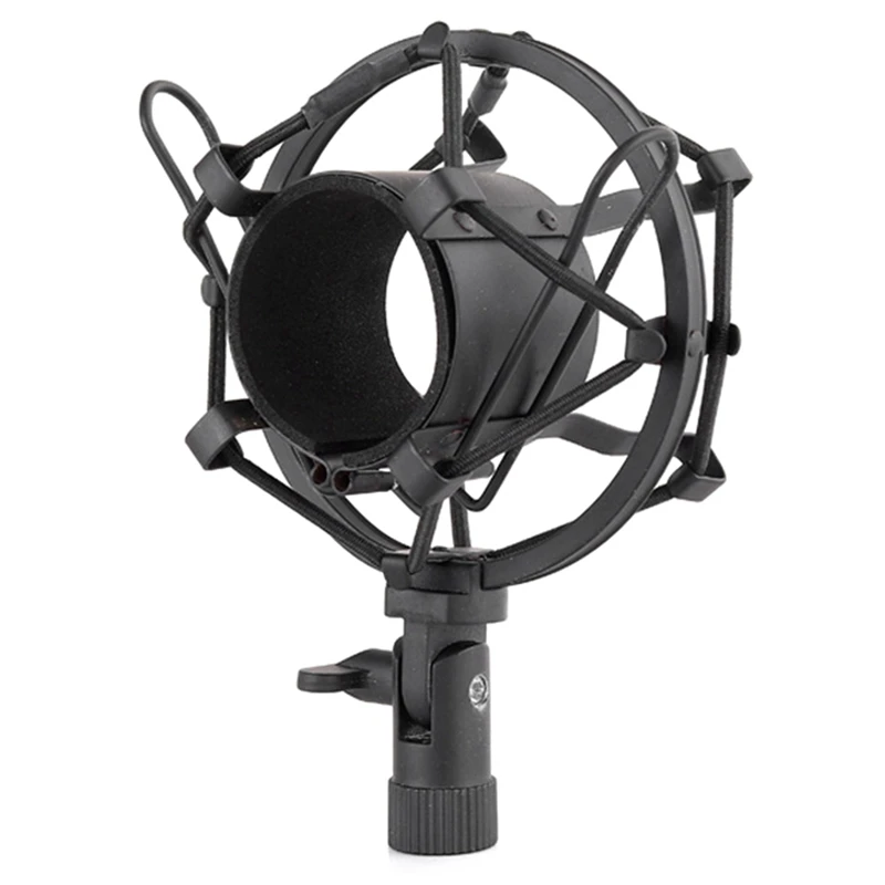 

Металлический ударопрочный студийный звукозаписывающий микрофон с креплением «Паук» Держатель для микрофона клипса для вещания компьютера BM800