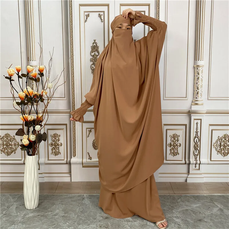 Модный однотонный комплект из двух предметов TikTok Temu Robe Nida 6608