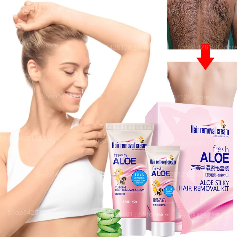 

Natural Painless Hair Removal Cream To Remove Armpit Hair, Arm, Armpit, Leg Hair, Private Parts Gentle Skin Care, Non-irritating