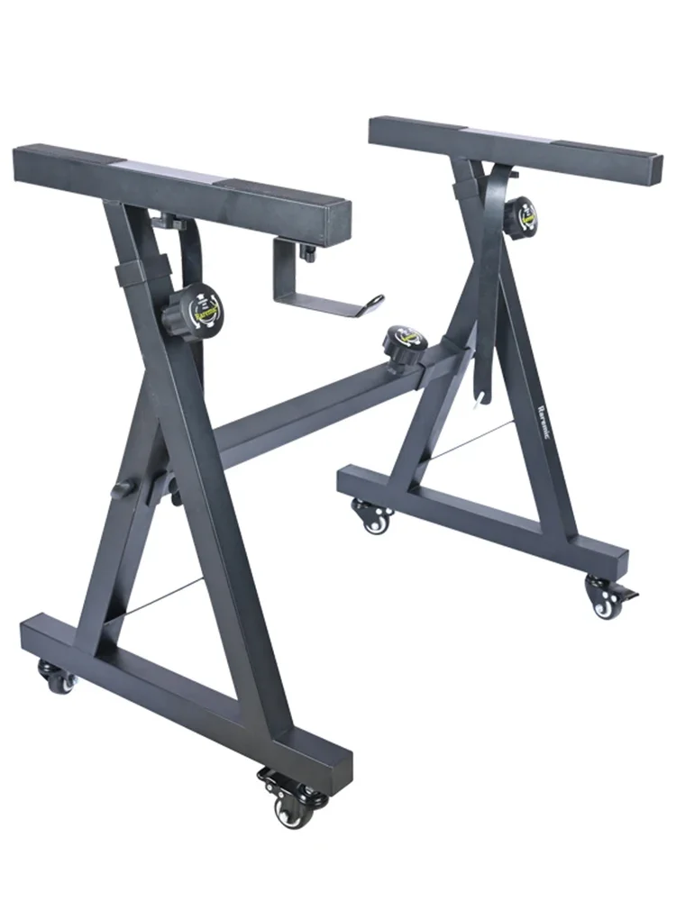 Полностью Металлическая Z-клавиатура подставка для пианино на колесиках