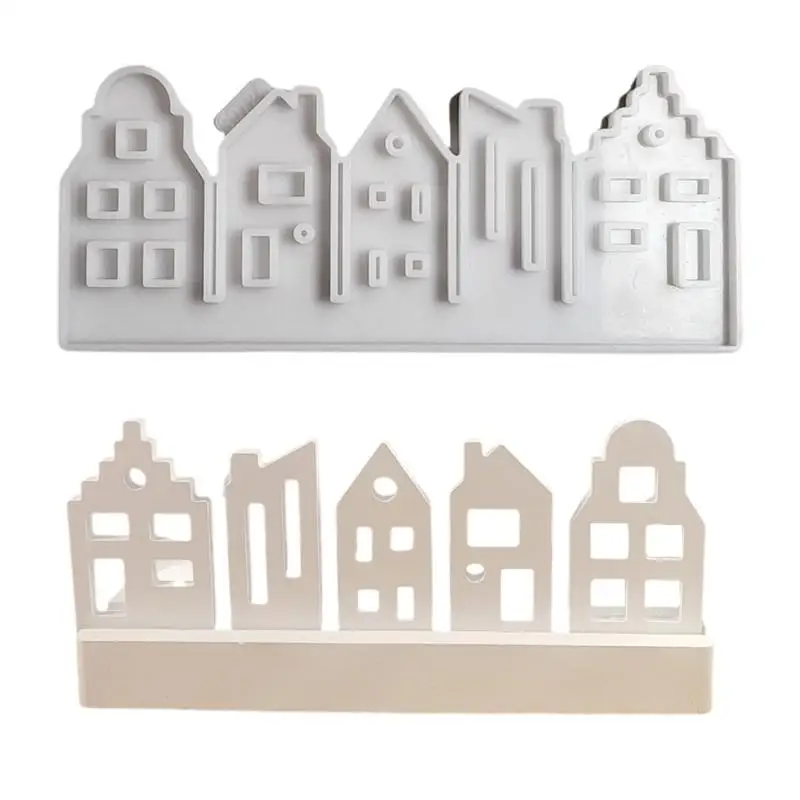 Креативная силиконовая форма для изготовления дома прочная вставка украшения