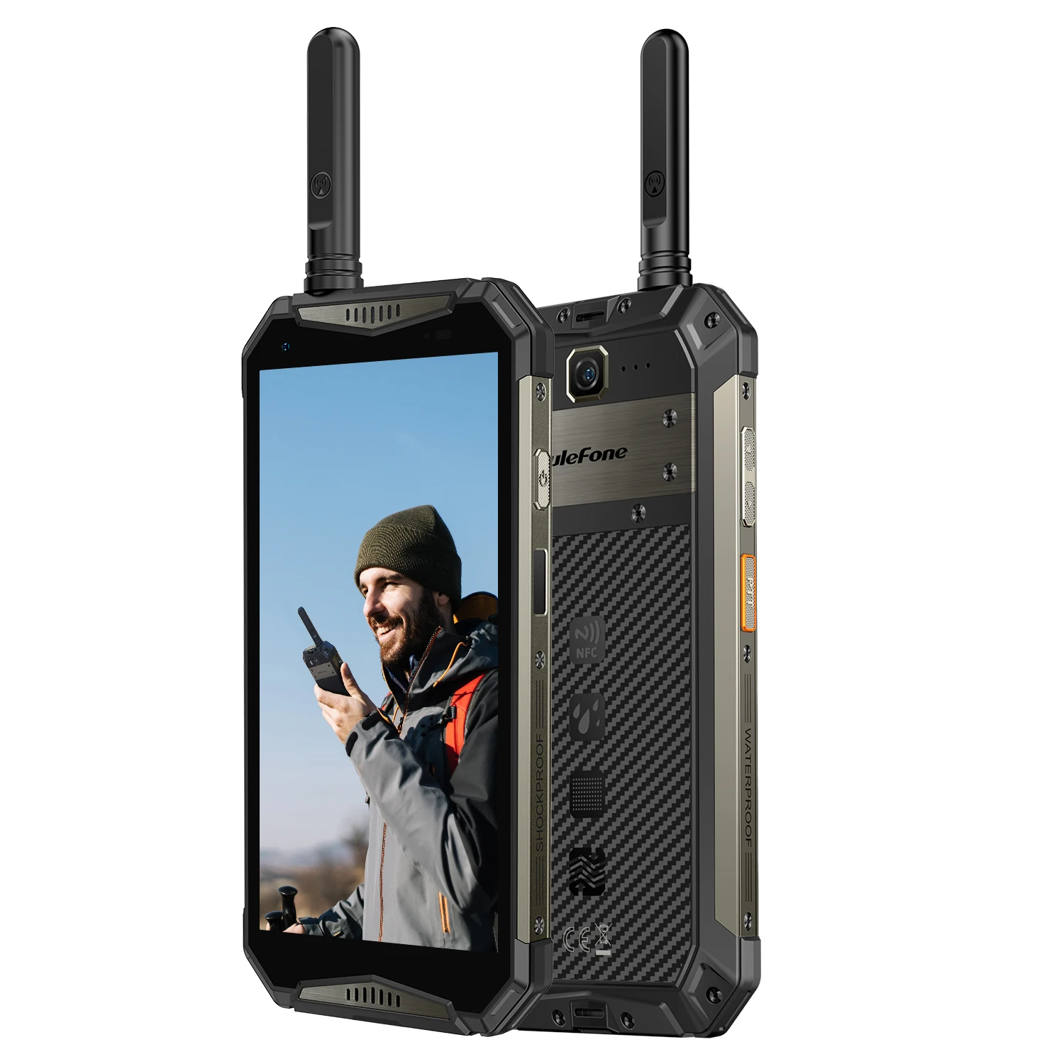 Фото Прочный смартфон Ulefone Armor, рация, 10850 мАч, большой аккумулятор, 12 г + 256 г, мобильный телефон, 50 МП, сотовый телефон, 20 Вт №5