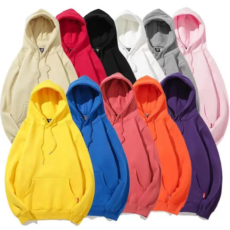 2022 желтый красный черный белый синий серый пуловер в стиле Харадзюку толстовки с