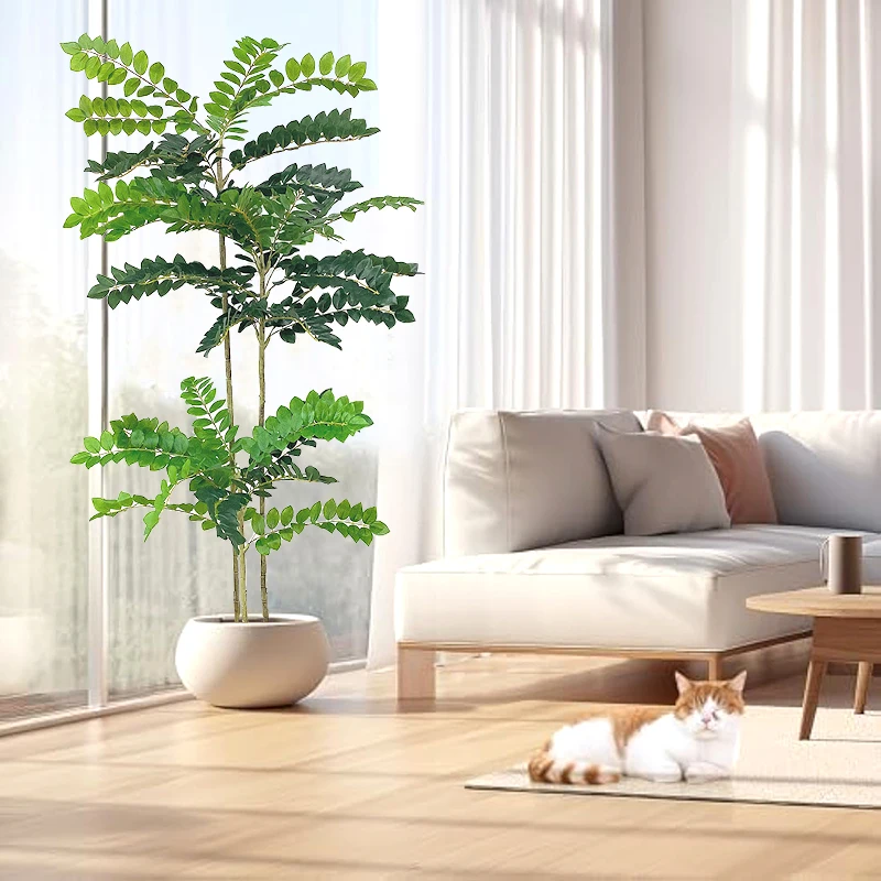 43-70 дюймов поддельное денежное дерево растение искусственное пластиковые