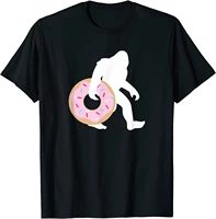 bigfoot carrying donut funny cute sprinkle sasquatch gift t shirt