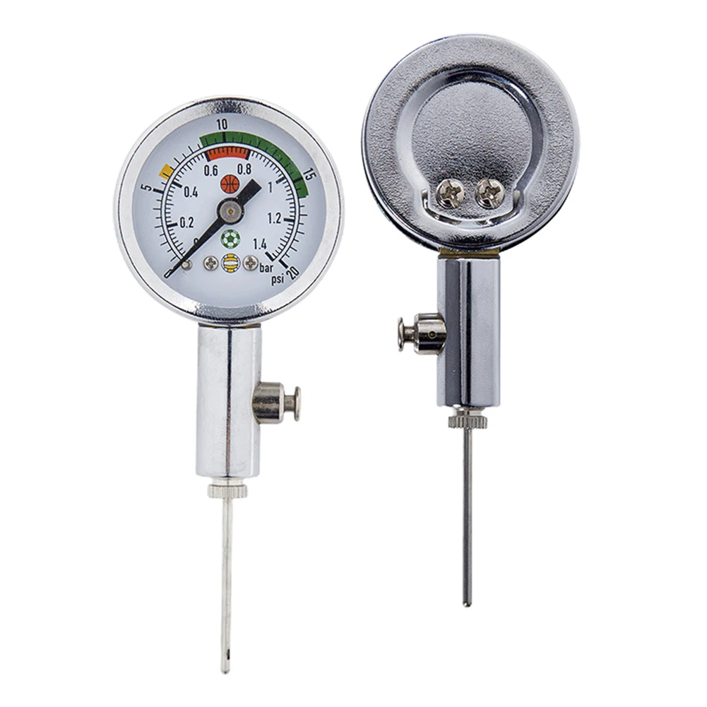 

Soccer Ball Pressure Gauge Air Watch Football Volleyball Basketball Barometers With Air Release Valve Inflation Toys Barometer