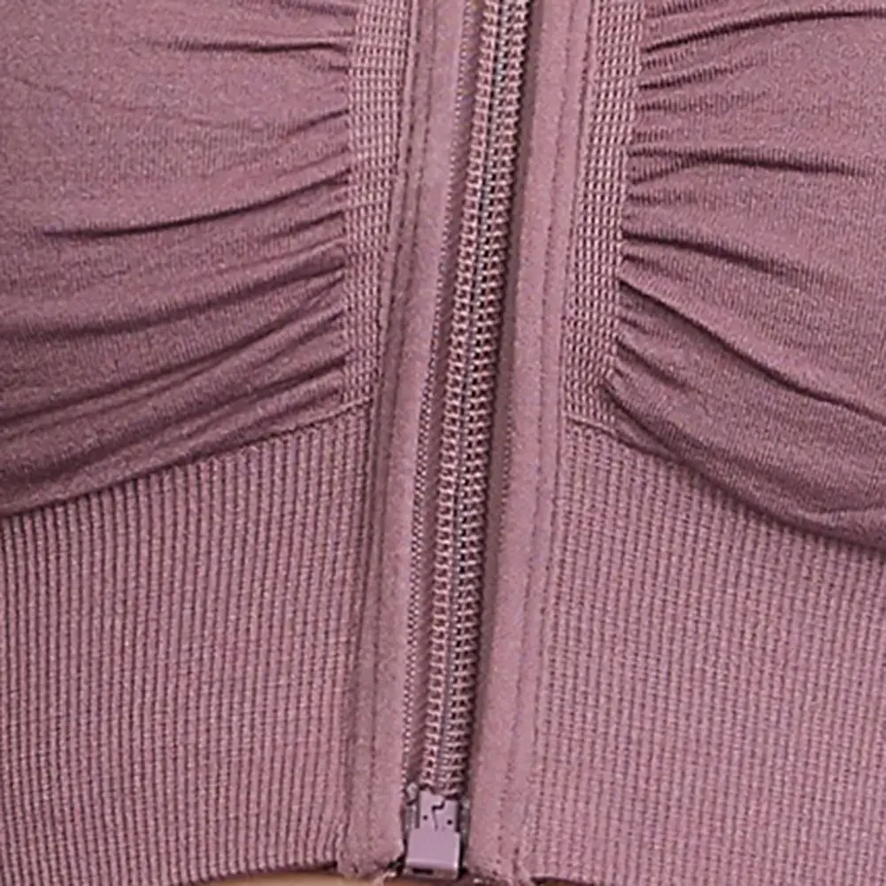 Женский бесшовный бюстгальтер нижнее белье лифчик укороченный топ черный M L