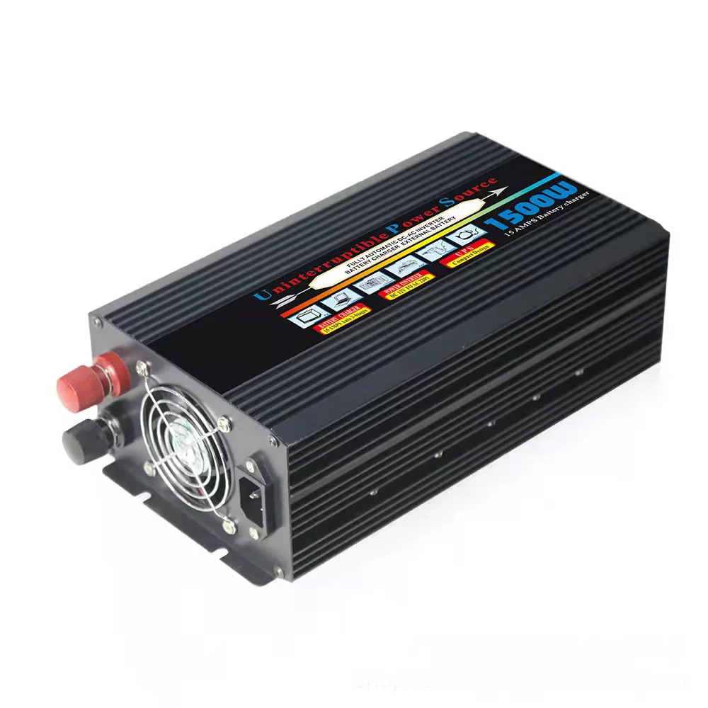 

dc to ac power inverter UPS 1500W 12v/24v/48vdc to 110v/220vac modified wave inverter