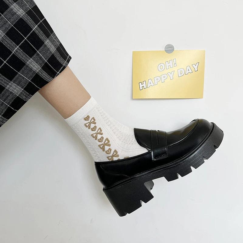 

Lolita Gothic Shoes Platforms Mary Jane Shoes Girls Japanese School Jk Uniform Accessories Lolita Shoes College Platform Shoes