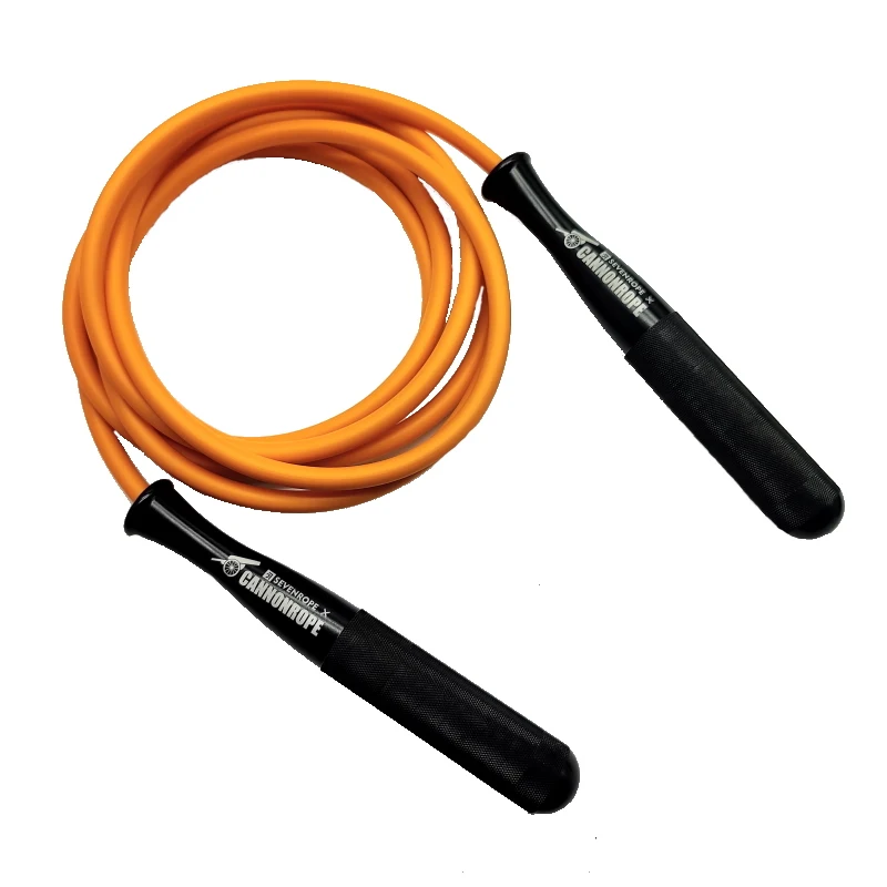 NEVERTOOLATE 711 gram 1.5 lbs heavy skip jump rope 8mm pvc rope adjust weighted bars fitness crossrope crossfit cannonrope