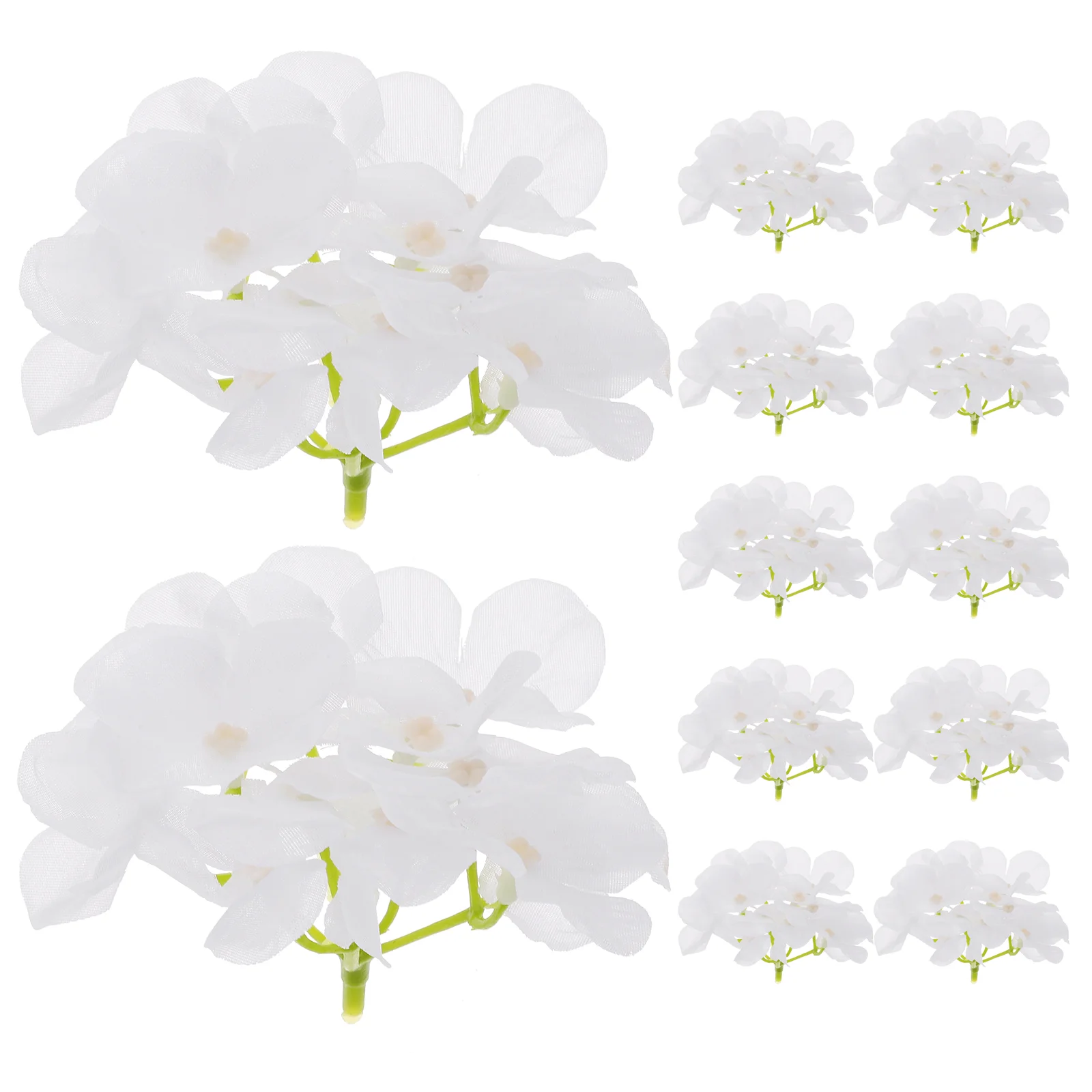 

12 Pcs Artificial Hydrangea Head Wedding Flower Decor Flowers Hydrangeas Pp Heads Silk