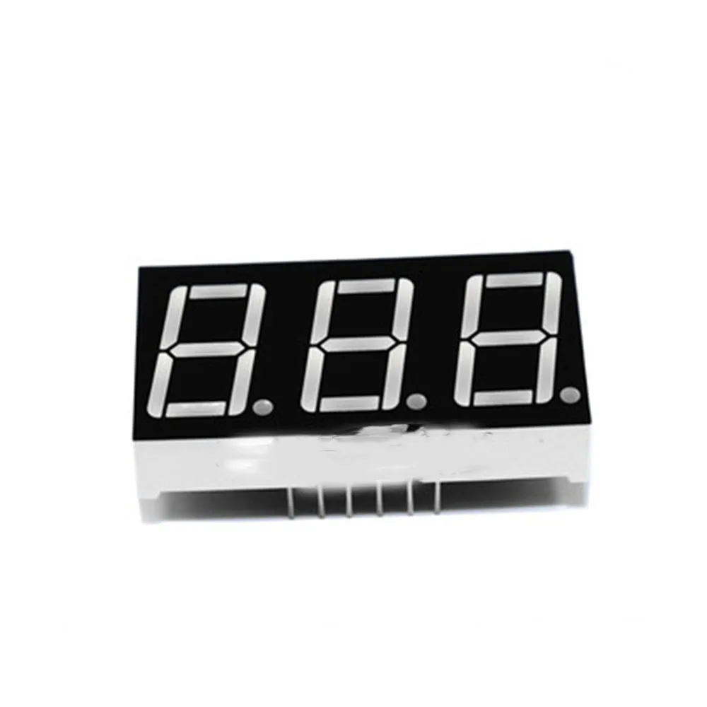 

5 шт., цифровая трубка, сегментный общий анод, красная 3-битная цифровая трубка, 0,56 дюймов, красный светодиодный дисплей 5631BS