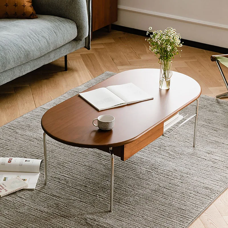 

Деревянный металлический журнальный столик, бесплатная доставка, роскошный японский прозрачный боковой столик, большой прямоугольный стол, вспомогательная мебель для дома