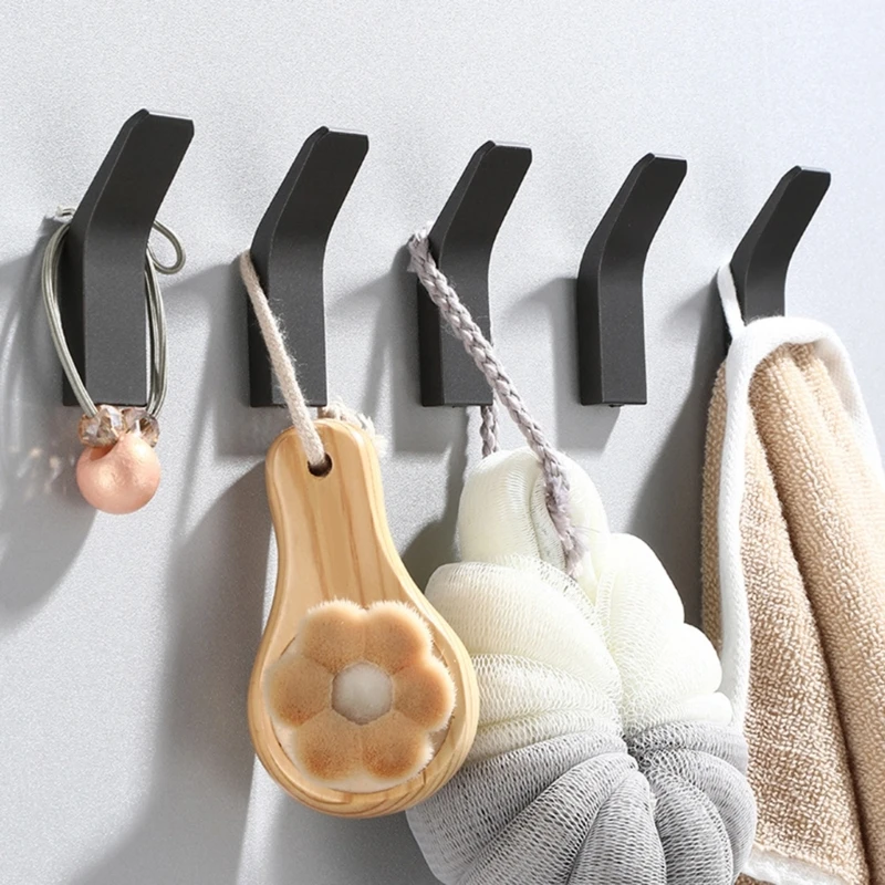 

5 шт., алюминиевые настенные крючки-органайзеры