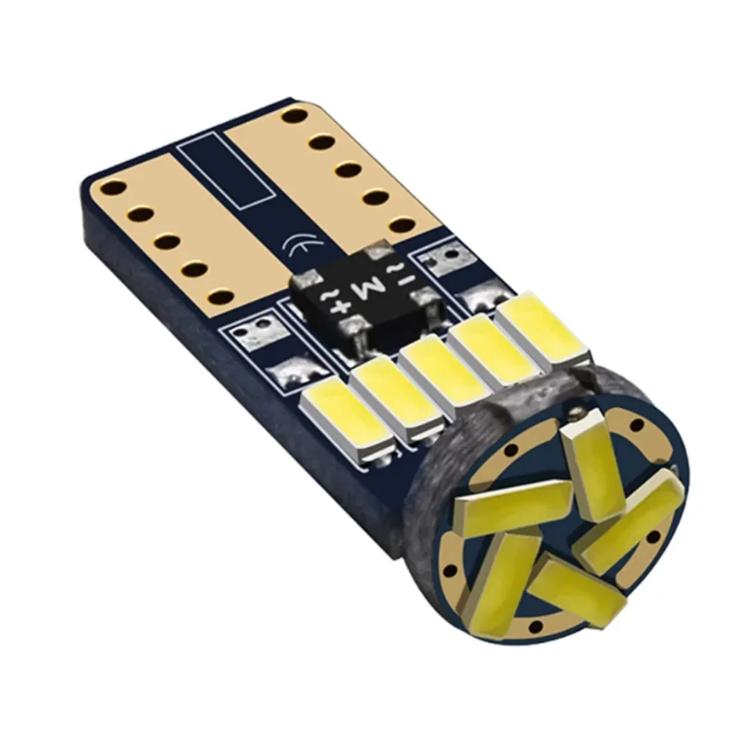 Автомобильные лампы индикатора ширины с бесконечным декодированием t10 4014 15smd