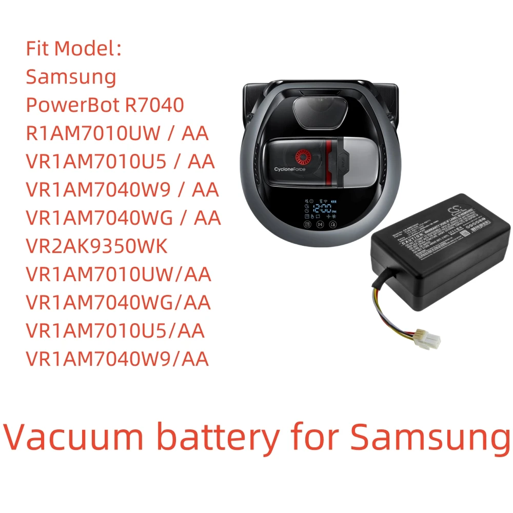 Литий-ионный аккумулятор для Samsung 1 6 В 2600 мАч PowerBot R7040 R1AM7010UW / AA VR1AM7010U5 AAA