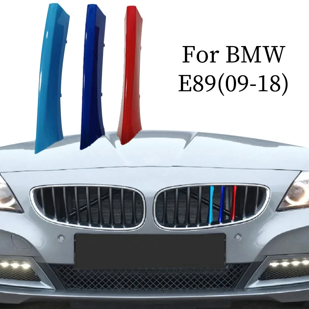 3 шт. ABS для BMW Z4 E85 2002-2008 E89 2009-2018 G29 19-up автомобильная передняя решетка декоративные полоски 3 цвета внешние аксессуары (art.: 3920d402fbb1d) - 3920d402fbb1d