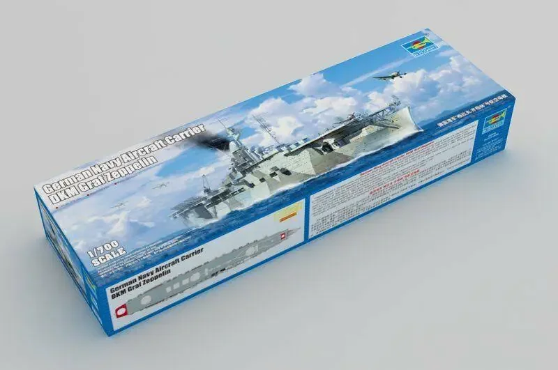 Trumpeter 1/700 06709 немецкий военно-морской самолет C Arer DKM Graf Zeppelin комплект пластиковой