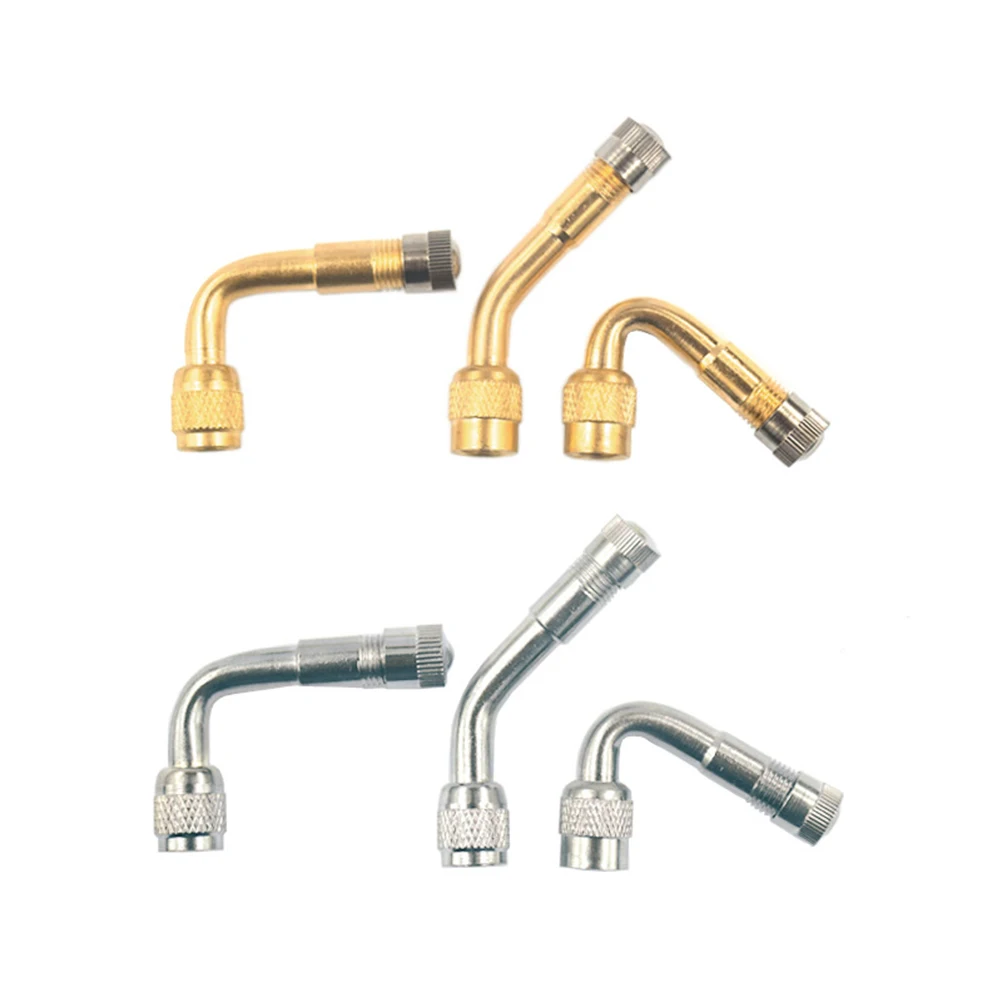 

2pcs Motorcycle 45 90 135 Degree Angle Bent Valve Adaptor Tyre Tube Valve Extension Adapter For Truck Car Moto Bike