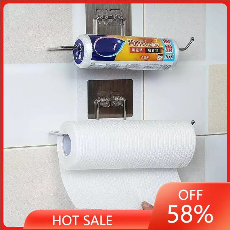 

Kitchen Bathroom Toilet Pape Storage Rack Roll Paper Rack Towel Holder Rack Stand Toilet Paper Stand Rack For Kitchen