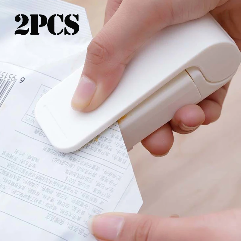 

1/2 шт. мини-термоуплотнитель, Бытовые аксессуары, пластиковый упаковщик пакетов для машины, удобная наклейка, уплотнитель для еды, закусок, к...