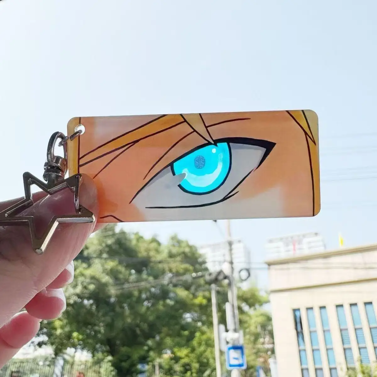 Фото Брелок Bandai Naruto, акриловый светящийся мультфильм вокруг детских игрушечных подвесок №2