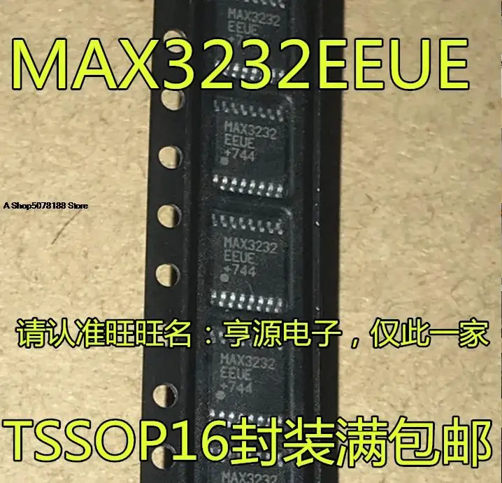

10pieces TSSOP-16 MAX3232 MAX3232EEUE RS-232IC