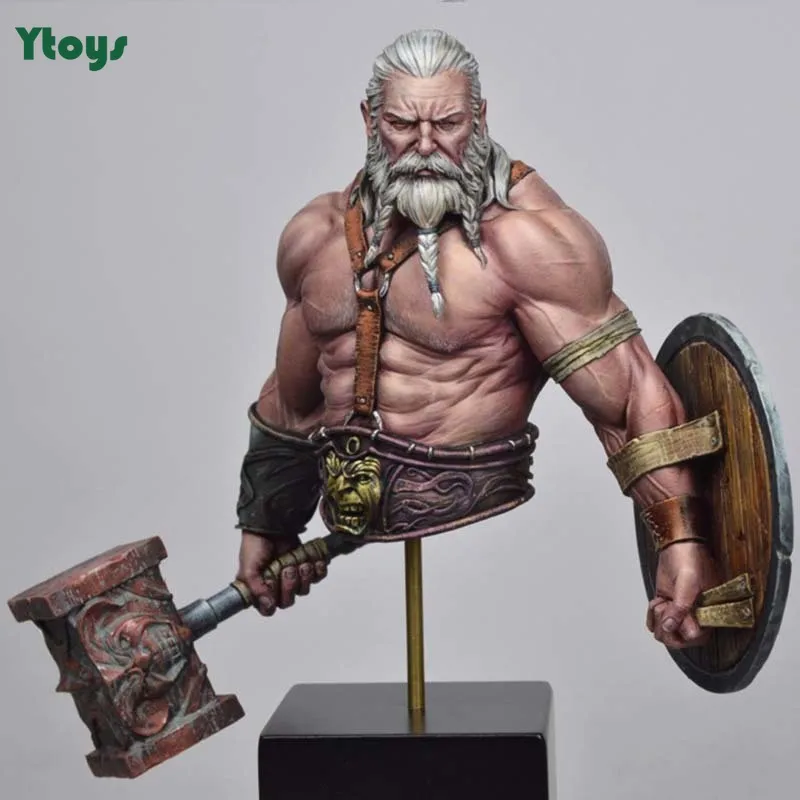 

1/10 Resin Model Kits Resin Figure Male Bust Figures GK White Model 3D Printing Diorama Unpainted DIY Toy
