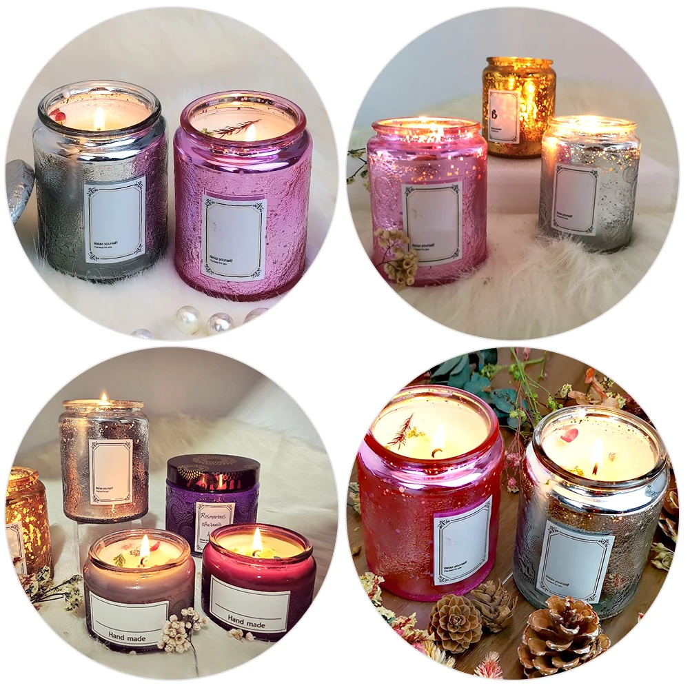 6 шт. в упаковке ароматические свечи стеклянная бутылка 240 мл ароматерапия сделай