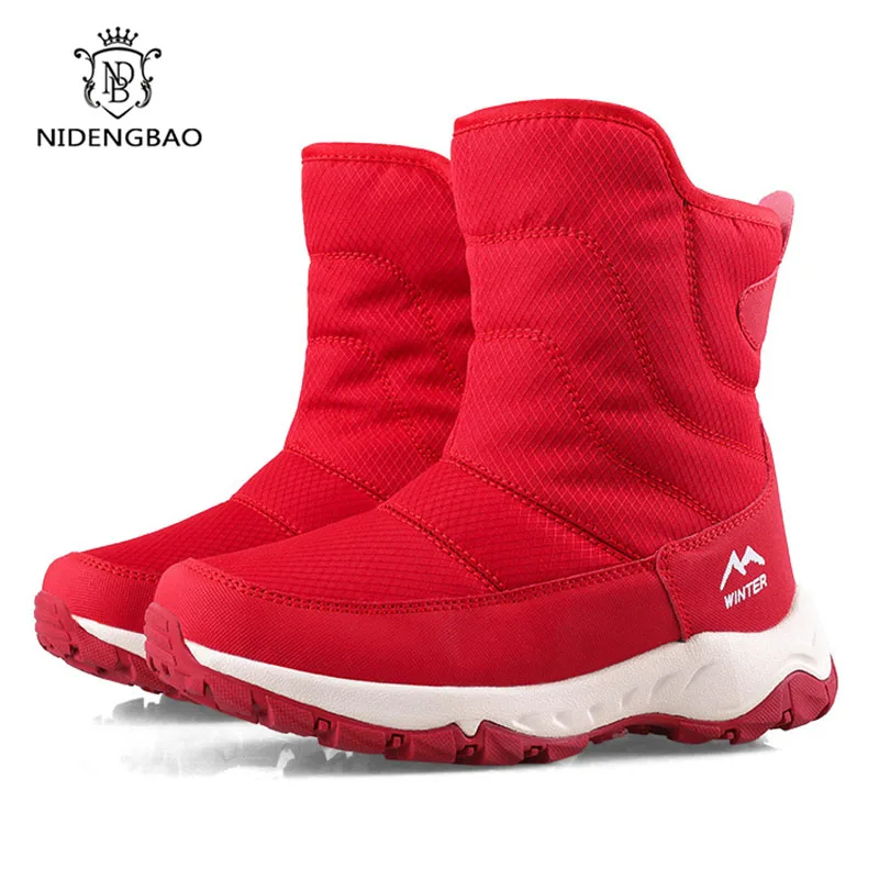 Женские зимние ботильоны Rimocy на платформе с плюшевой подкладкой цвета в