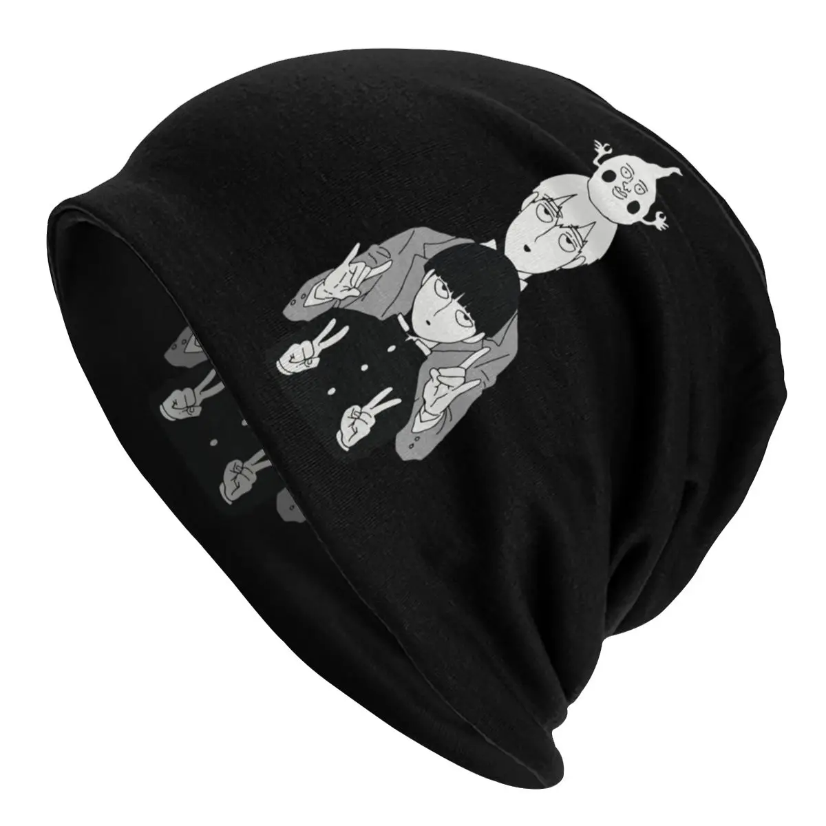 

Shigeo Reigen With Dimple Mob Psycho 100 Bonnet Hat Autumn Winter Skullies Beanies Hats for Men Women Knit Hat Warm Caps