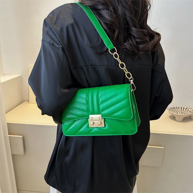

2023 Embroidery Thread Small PU Leather Crossbody Bags for Women 2023 Trend Hand Bag Women's Branded Trending Shoulder Handbags