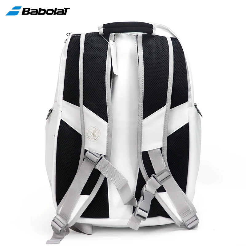 Super Quality BABOLAT Professional Tennis Backpack PU 2Pack White Gold Tennis Racket Bag Unisex Badminton Squash Padel Tenis Bag