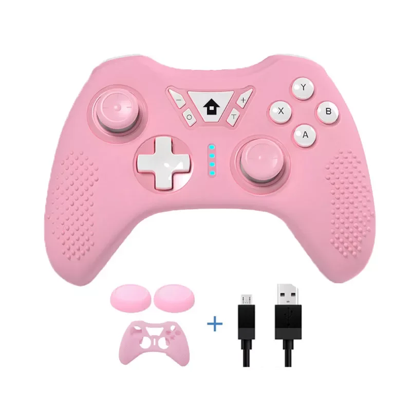

Wireless blue tooth game Controller Joystick Gamepad For Switch Pro/PC Wireless Joystick With Silicone Case